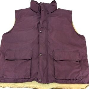 Cabela’s Premier Northern Goose Down Plum Puffer Vest 2XL Tall Outdoor Hunting